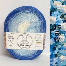 Colorful Silk Yarn, Gradient Colors, Silky Soft And Skin-Friendly, Easy To Knit, Handmade Scarf Sweater Blanket, Natural Segmented Dye Pattern, Fluffy And Durable, Beginner Friendly, DIY Yarn, Multiple Colors Available - Colorful Cake Decorating String 500g - View 17