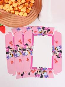 6pcs/12pcs/24pcs Anime Cartoon Theme Party Candy Boxes, Theme Party Gift Boxes, Candy & Cookie Boxes, Party Gift Bags, Party Gift Boxes, Suitable For Birthday Party, Candy And Popcorn Box Decoration, Back To School Season Party, Holiday Essential Party Supplies - Multicolor - View 4