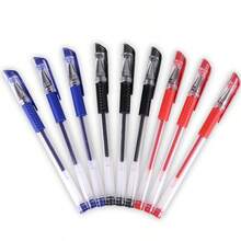 20pcs Blue & Black Minimalist Classic Neutral Pens 0.5mm Bullet Tip, Suitable For Office, Students, Daily Writing, Signing, Practice - Sets - View 4