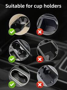 2合1汽車杯架手機支架，可調式底座配長臂，免持 360° 旋轉防滑手機架，適用所有智慧型手機，通用汽車儀表板手機支架 - 彩色 - 查看 10