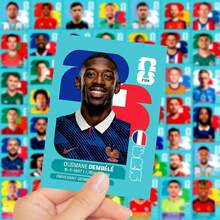 Panini FIFA 50Pcs Football Player Stickers, Assorted Soccer Star Portrait & National Team Card Designs For Scrapbooking, Journals And Football Fans - Multi-color 2 - View 3