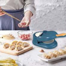 1pc 2-In-1 Polypropylene Convenient Dumpling Mold - Manual DIY Press Mold, Easily Make Perfect Dumplings And Corn Tortillas, Ideal For Holidays And Family Gatherings - Multicolor - View 3