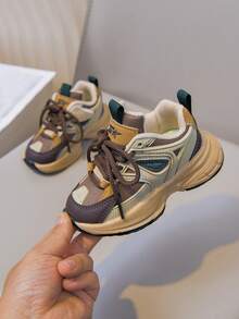 Casual Fashion Baby Sports Shoes Suitable For Daily Wear - Khaki - View 9
