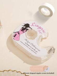 1 Roll Transparent Anti-Slip Clothing Tape, Invisible Fixing Patch, Suitable For V-Neck Tops And Bra Straps, Summer Fashion Essential - Multicolor - View 12