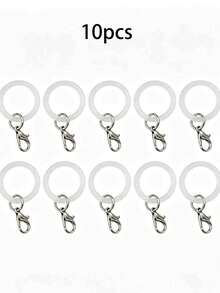 1/10/20pcs Keychain Pendant, Bag Charm Key Decoration, Adult Party Favor Bridesmaid Gift, Suitable For Straw Bag, Backpack, Handbag And Earphone Case Decoration - Multicolor - View 8
