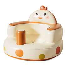 Inflatable Baby Sitting Training Seat, Adorable Design With Thickened Padding, Portable Floor Sofa For Learning To Sit, Easter Christmas Birthday Gift - Multicolor - View 13