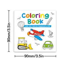 50Pcs Mini Coloring Books For Kids Ages 4-8, Pocket Size 9cm Coloring Books, Princess Cars Animals, Party Favors Goodie Bag Stuffers, Back To School - Multicolor - View 3