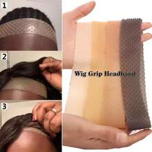 Adjustable Silicone Wig Band, Wig Fixing Strap, Non-Slip, Seamless Grip, Strong Hold, Unisex, Suitable For Sports And Yoga (Light Brown), Halloween - View 6