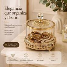 Decorative Bottles & Jars - Gold Small - View 2