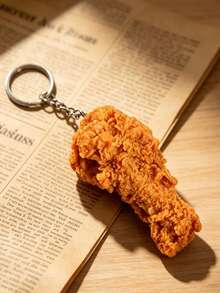 Chicken Nuggets, Chicken Drumstick Keychain, Food Accessory Cute Car Keychain, Realistic Fried Chicken Keychain - Key Chain - View 5