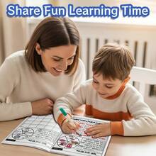 Alphabet Learning Notebooks, Trace Color And Learn Words Activity Pages, Early Reading Match Practice, Writing And Coloring Exercises, Nature Adventure, Ocean Animal, Sweet Treat And Interactive Word Practice Notebooks - Alphabet Learning Notebooks - View 10