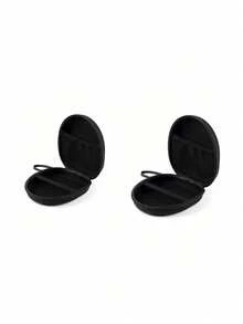Kotak Penyimpanan Earphone Multifungsi Hitam, Casing Keras Tahan Guncangan & Tekanan, Kotak Penyimpanan Earphone Bluetooth, Tas Aksesori Kamera Digital, Kabel Data, Penutup Pelindung Portabel dengan Resleting untuk USB Flash Drive, Kembali ke Sekolah - MultiWarna - View 13