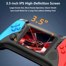 YIYI Latest 566 IN 1 Game Console Player, Brand New 8-Bit Rocker Portable Handheld Retro Classic Gaming Console With 3.5 Inch LCD Screen, Built In 1020mAh Large Capacity Battery, Portable Mini Retro Video Games Console For TV Support 2 Player - 1pc - View 5