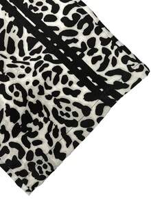 Hidkat Women's Leopard Print Wide Leg Long Pants With Drawstring Waist And Slanted Pockets, Street Casual Y2K Style, Spring/Autumn - Grey - View 7