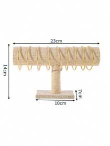 1 buah Stand Display Jam Tangan Mikrofiber, Rak Penyimpanan Jam Tangan, Rak Penyimpanan Kalung dan Gelang, Rak Penyimpanan Jam Tangan dan Gelang, Stand Display, Rak ini dapat digunakan sebagai rak penyimpanan jam tangan, kalung, gelang, dan bangle. - MultiWarna - View 12