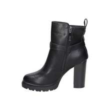 REFRESH | Women's Refresh Heeled Boots – Stylish Black Boots With Buckle Detail – Side Zipper Boots – High Heel With Platform – Model 176062 - 黑色 - 查看 4