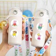 500PCS/Roll Family Animation Seling Stickers Cute Pigs Cartoon Roll Decal DIY Luggage Phone Guitar Scrapbook Waterproof Stickers Party Gifts - View 7
