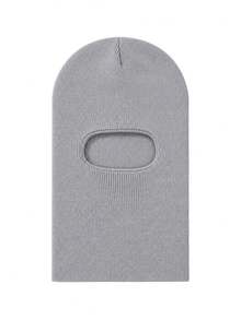 1 buah Topi Balaclava Rajut Warna Polos untuk Bayi Musim Dingin dengan Penghangat Leher, Hangat dan Nyaman, Unisex, Sederhana dan Serbaguna untuk Aktivitas Luar Ruangan dan Sehari-hari - MultiWarna - View 6