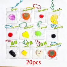20pcs Cute Soft Squeeze Nose Pendant, Soft Bag Accessory, Transparent Stress Relief Expression Ball, Anxiety Relief Toy, Fingertip Toy, Hand Pressure Relief, Easter Toy, Squeeze Toy, Stress Relief Toy, Anxiety And Relaxation, Party Gift, Gift Bag Filler Prize, Birthday, Soft Squishy Toy - Multicolor - View 14
