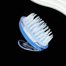 1PC Silicone Shampoo Brush, Scalp Massager And Hair Cleaning Brush For Shower And Bath, Head Body Relaxation Massage Comb, For Home Use And Daily Hair Care - Multicolor - View 12
