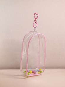 1pc Transparent Display Bag For Labubu, Suitable For Storing Dolls, 1 Square Blind Box Hanging Bag, Waterproof And Dust-Proof Multifunctional, Ideal For Organizing Dolls And Small Accessories, Convenient For Carrying Dolls, Perfect Gift For Birthdays, Christmas And Parties - View 12
