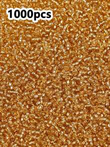 1000/2000 piezas de cuentas de vidrio para la fabricación de joyas, cuentas espaciadoras mini de 2 mm para pendientes y pulseras, cuentas decorativas para manualidades, regalo festivo - Cuenta de semilla - Ver 9