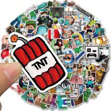 Panini 100pcs Game Character Waterproof Stickers, Classic Cartoon PVC Decals, Cute Graffiti Stickers, Suitable For Daily DIY Projects - Such As Water Bottles, Notebooks, Luggage, Skateboards, Phone Cases, Etc. - Random Styles (100pcs) - View 4