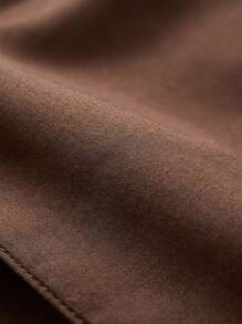 Veyra Day 1pc Coffee Pillowcase, Soft Polyester Pillow Sham, Smooth Breathable Polyester Bedding Pillow Protector Case With Envelope Closure (No Insert) - Coffee - View 4