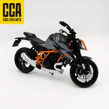 C C A Model Sepeda Motor Simulasi Paduan Logam 1:12 1290, Dapat Berdiri Tegak, Stang Dapat Diputar, Suspensi Roda Belakang, Mainan Anak Laki-laki dan Perempuan untuk Kemampuan Praktik dan Pengembangan Kognitif, Hadiah Halloween, Natal, Ulang Tahun - MultiWarna - View 5