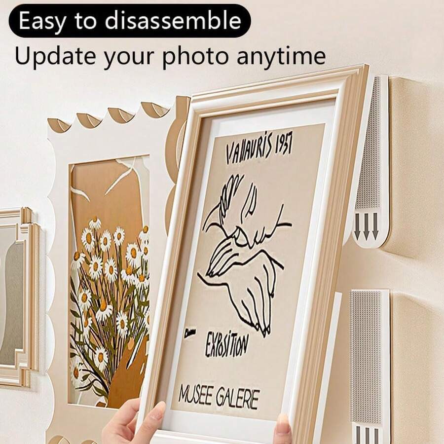 72pcs Heavy Duty Adhesive Strips | No-Drill Damage-Free Hanging Hooks, Double-Sided Tape Suitable For Smooth Surfaces, Removable Strong Fixing For Photos, Christmas Decorations And Wall Art, Polyamide Material