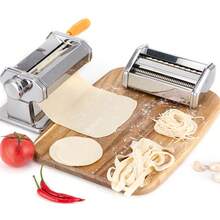 Stainless Steel Manual Pasta Maker Machine, Homemade Noodle Maker With Dough Roller & Cutter, Fresh Pasta Maker For Spaghetti, Tagliatelle, Lasagne Sheets & Dumpling Wrappers - Silver - View 7