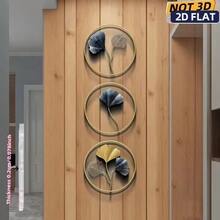 2D Flat Acrylic Ginkgo Wall Decor, Minimalist Modern Acrylic Art Hanging Ornament. Clear Natural Ginkgo Pattern, Transparent Texture Resistant To Deformation, Vintage Atmosphere. Versatile For Living Room, Bedroom, Children's Room Walls, Easily Decorate Home Space, Enhance Interior Style, Ideal Decorative Ornament For Soft Furnishing And Wall Arrangement. - 1 YEAR - View 2