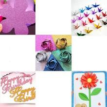 21pcs Assorted Colors Random Glitter Cardstock | A5/A4 Thickened Handmade Paper, Full Glitter, Rich Colors & Diverse Options, Suitable For Holiday Paper Cutting, Creative Greeting Card Making, Party Backdrop, Gift Box Decoration, Art Collage Creation, Starlight Texture DIY Art Cardstock - 21 Glitter Cardstock Sheets - View 8