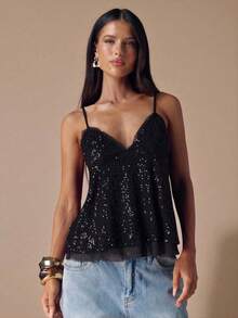 Women Sports Tees & Tanks - 黑色 - 查看 7