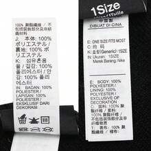 Topi Wol Rajut Bordir Hangat Kasual Olahraga Luar Ruangan NIKE, Unisex - Hitam - View 10
