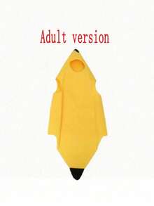 1pc Popular Multi-Color Banana Accessory, Unisex, Non-Woven Fabric, Suitable For Holiday Party Outfit Halloween - Multicolor - View 9