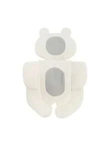Infant Carrier Bear-Shaped All-In-One Seat Cushion, Compatible With Most Carriers And Car Seats, Enhances Riding Comfort, Practical Daily Travel Stroller Liner - Multicolor - View 4