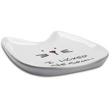 3pcs Cat Shaped Ceramic Spoon Holder, Funny Quote Tableware Rack, Cute Kitchen Countertop Decor, Gift For Cat Lovers - Multicolor - View 8