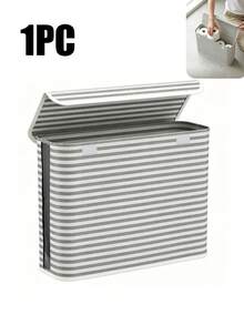 22L Toilet Paper Storage Rack, Multifunctional Tissue Holder, Bathroom Accessory, Foldable Covered Towel Storage Basket, Independent Bathroom Tissue Storage And Organization, Suitable For Home, Bathroom, And Organization, Ideal Storage Container - Multicolor - View 15