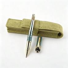 Metal Ballpoint Pen Set Vintage Green Pattern Metal Rollerball Pen With Pen Pouch Business Office Writing Gift Pen For Men Women - 1350 - View 4