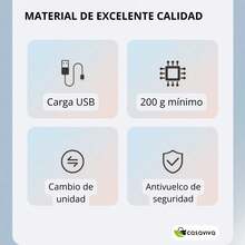 Báscula electrónica digital LED para pesaje preciso, Carga USB, no se necesita baterías, encendido y apagado automático, Se puede conectar a un teléfono móvil por Bluetooth.Después de descargar la aplicación, se pueden medir 79 datos corporales. - Azul - Ver 8