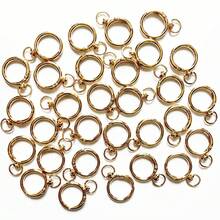 10/20/30pcs Flat Trigger Spring O-Rings, Metal Keychain Rings, Round Snap Clasps, Suitable For Keychains, Bags, Purses - Key Chain Hook Replacement Key Ring Lanyard DIY Crafts - Multicolor - View 7