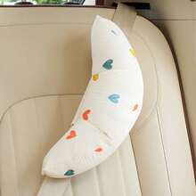 Cute Sweet Style Neck & Shoulder & Chin Support Neck Pillow, Sleep-Aid Car Seatbelt Travel Pillow, Suitable For Road Trips, Highway Driving, Daily Commuting, All-Season Use, Car Interior Rest Accessory - Multiple Styles - View 12