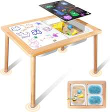 Kids Sand & Water Tables - Natural Wood - View 2