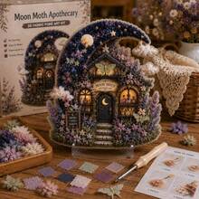 1 Set Honeycomb Honey Shop 3D Fabric Punch Art DIY Handmade Kit, Rustic Floral Bee Theme No-Sew Home Decor Set, Suitable For Home Decoration, Room Decor, Desktop Display, Bookshelf Decoration, DIY Craft Projects, Creative Handmade Gifts, Spring Seasonal Decoration - DIY Punch Needle Craft Kit - View 6