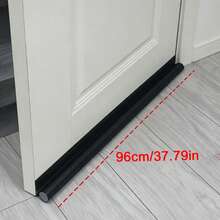 2pcs/1pc Self-Adhesive Door Bottom Seal Strip - Durable, Dustproof, Insect-Proof Seal Strip, Adjustable Door Bottom Seal Gap, Reduces Wind, Light, Cold Air , Suitable For Workshops And Homes, Curved Design | Durable Plastic Strip - A - View 9