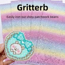 48 Colors 2.6mm Perler Beads Craft Kit, Includes 1 Pegboard, 1 Gradient Glitter Heat Transfer Fabric, Ironing Paper, Keychain, Plate, Tweezers Accessories, Suitable For DIY Handmade Creative Jewelry, Pixel Art, Handmade Decoration And Creative Projects, Applicable For Handmade Crafting To Enhance Imagination And Hands-On Ability, Christmas, Birthday Gift (Accessories Color Randomly Shipped) - Multicolor - View 10