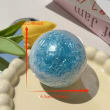 1 buah Bola Latihan Tangan Blue Glacier, Mainan Sensorik Pantulan Lambat, Cocok untuk Anak-anak dan Dewasa, Membantu Pelepasan Emosi dan Peningkatan Perhatian, Bola Genggaman Tangan dengan Tekanan Lembut, Mainan Lembut yang Dapat Diregangkan, Cocok untuk Anak-anak, Remaja, dan Dewasa - Biru - View 3
