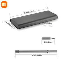 Xiaomi 24-In-1 Precision Screwdriver Kit Co-Developed With Wiha, Magnetic Screwdriver Set, 24pcs S2 Steel Bits, Pop-Up Aluminum Alloy Storage Case, Portable Electronics Repair Tool For Smartphone, Laptop, Watch, Eyeglasses, Camera DIY Disassembly - Grey - View 12