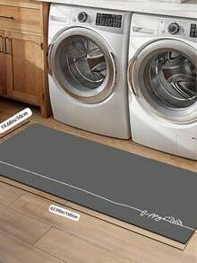 1 Pc A White-Striped Puppy Pattern Kitchen Mat, 3.5 Mm Soft Rubber That Absorbs Water And Is Easy To Clean. Suitable For Corridors, Bathrooms, Living Rooms, Outdoor Door Mats, And Toilets. Useable Throughout The Year And For Various Holidays. - Multicolor - View 17